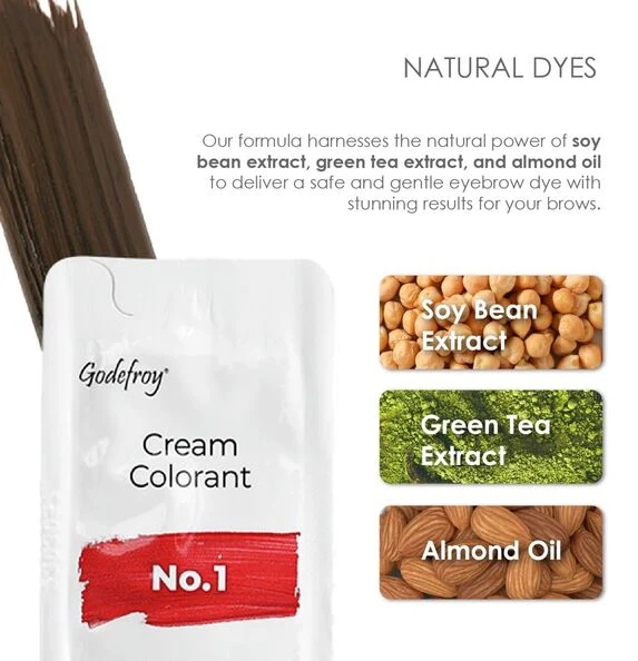 Instant Eyebrow Tint | Natural Eyebrow Tinting Kit by Godefroy - Image 6